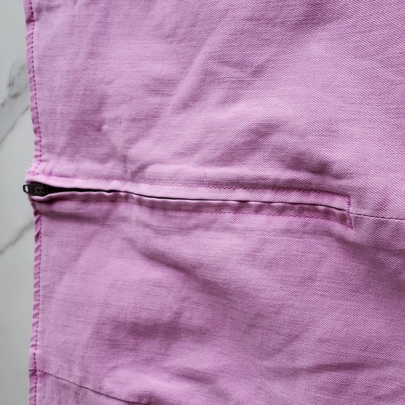 Wild Fable Light Purple Notched Front Seamed Stretch Denim Mini Skirt Size 18 - Picture 8 of 11